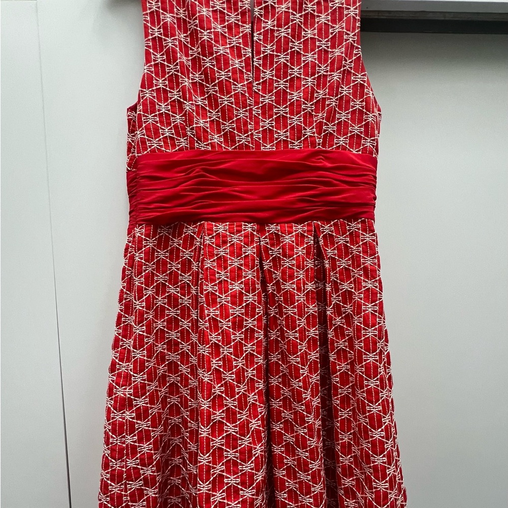 Elegant Vintage Red Dress